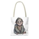 Adorable Monkey Tote Bag, Cute Animal Lover Gift, Eco-Friendly Shopping Bag, Fun Beach Bag, Unique Gift for Kids - Image 14