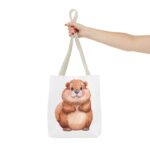 Cute Beaver Tote Bag, Animal Lover Gift, Eco-Friendly Shopping Bag, Cute Design, Funny Cartoon Tote - Image 16