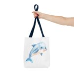 Whimsical Dolphin Tote Bag, Beach Bag, Eco-Friendly Shopping Tote, Animal Lover Gift, Summer Accessory - Image 20