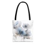 Elegant Floral Tote Bag, Summer Picnic Bag, Mother's Day Gift, Shopping Tote, Boho Style Bag, Eco-Friendly Carryall