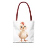 Cute Chicken Tote Bag, Farmer's Market Bag, Animal Lover Gift, Eco-Friendly Shopping Bag, Easter Gift, Chick Design Tote - Image 6