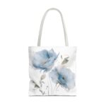 Elegant Floral Tote Bag, Stylish Beach Bag, Gift for Her, Eco-Friendly Shopping Tote, Blooming Floral Design - Image 17