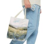 Serene Landscape Tote Bag, Nature Lover's Shopping Bag, Eco-Friendly Gift, Daily Use Handbag, Boho Style Tote - Image 15