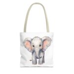 Cute Elephant Tote Bag, Eco-Friendly Bag, Animal Lover Gift, Baby Shower Present, Grocery Tote, AOP Design - Image 13