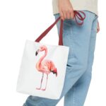 Chic Flamingo Tote Bag, Beach Bag, Shopping Tote, Eco-Friendly Bag, Summer Accessory, Gift for Flamingo Lovers - Image 7