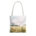 Stylish AOP Tote Bag, Perfect for Beach Days, Shopping, Gym, Gift for Her, Eco-Friendly, Floral and Abstract Design - Image 9