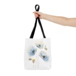 Floral Tote Bag - Stylish AOP Bag for Everyday Use, Perfect for Shopping, Travel, Beach Days, or Gifts - Image 4