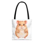 Cute Hamster Tote Bag, Animal Lover Gift, Eco-Friendly Bag, Hamster Design, Pet Owner Accessory