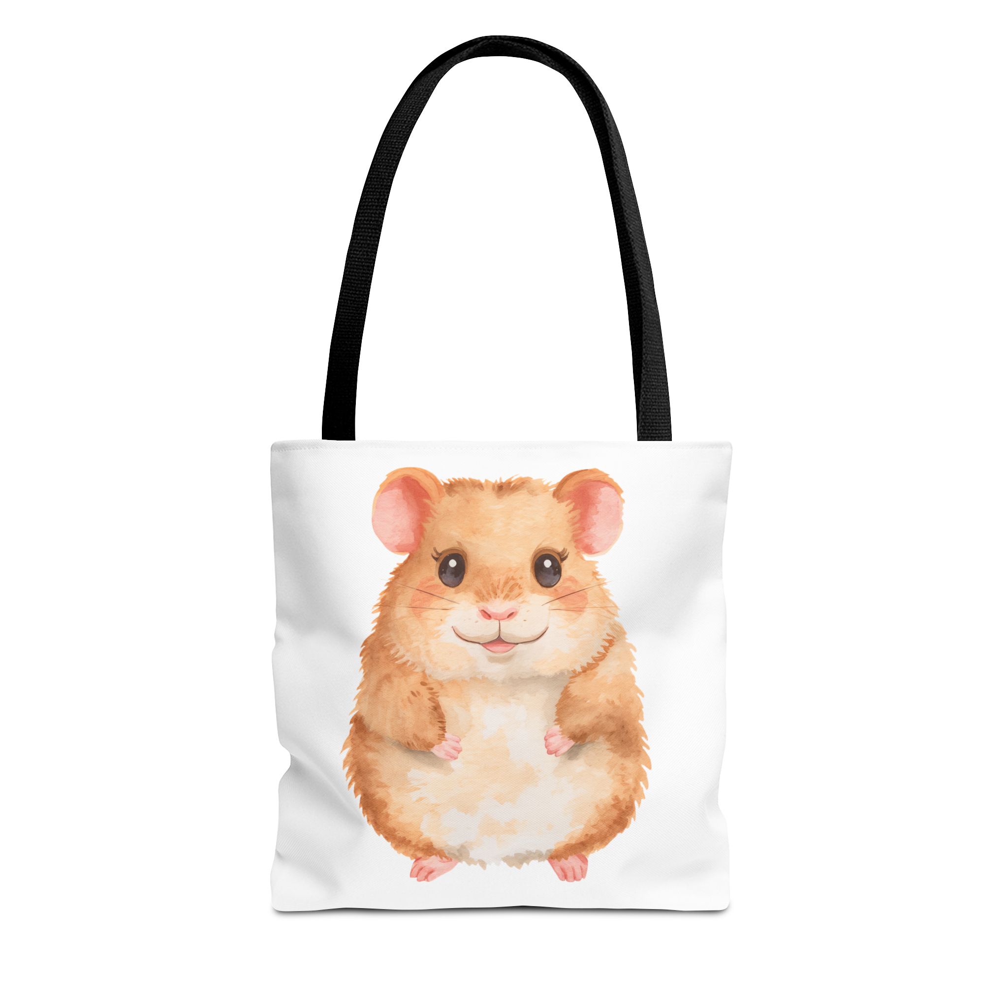 8791351440989287017_2048.jpeg Cute Hamster Tote Bag, Animal Lover Gift, Eco-Friendly Bag, Hamster Design, Pet Owner Accessory - Image 1