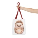 Adorable Hedgehog Tote Bag, Cute Animal Bag, Gift for Hedgehog Lovers, Eco-Friendly Shopping Tote, Fun Bag for Kids & Adults - Image 8