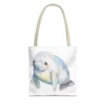 Cute Manatee Tote Bag, Eco-Friendly Shopping Bag, Beach Bag, Gift for Animal Lovers, Reusable Grocery Tote, Cute Pet Lover Accessory - Image 13