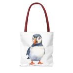 Puffin Tote Bag - Cute Animal Eco-Friendly Shopping Bag, Beach, Gift for Bird Lovers, Reusable Grocery Bag, Summer accessory - Image 6
