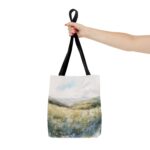 Serene Landscape Tote Bag, Nature Lover's Shopping Bag, Eco-Friendly Gift, Daily Use Handbag, Boho Style Tote - Image 4