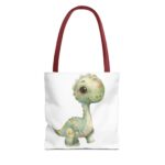 Adorable Dinosaur Tote Bag - Cute Dino AOP, Eco-Friendly Shopping, Kids' Gift, Everyday Use, Animal Lover Accessory - Image 5