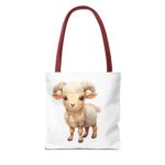 Adorable Sheep Tote Bag - Cute Animal Design, Perfect for Everyday Use, Gift for Animal Lovers, Eco-Friendly Shopping, Stylish Storage - Image 6