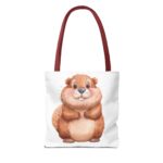 Cute Beaver Tote Bag, Animal Lover Gift, Eco-Friendly Shopping Bag, Cute Design, Funny Cartoon Tote - Image 6