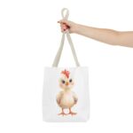 Cute Chicken Tote Bag, Farmer's Market Bag, Animal Lover Gift, Eco-Friendly Shopping Bag, Easter Gift, Chick Design Tote - Image 16