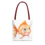 Whimsical Goldfish Tote Bag - Cute Fish Bag, Beach Tote, Eco-Friendly Shopping Bag, Fish Lover Gift, Fun Canvas Bag - Image 5